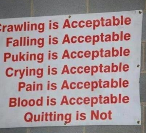 Quitting is not