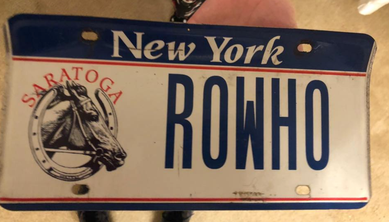 Rowho license plate
